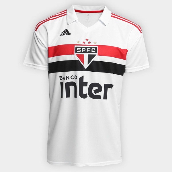 Camiseta São Paulo Replica Primera Ropa 2018/19 Blanco